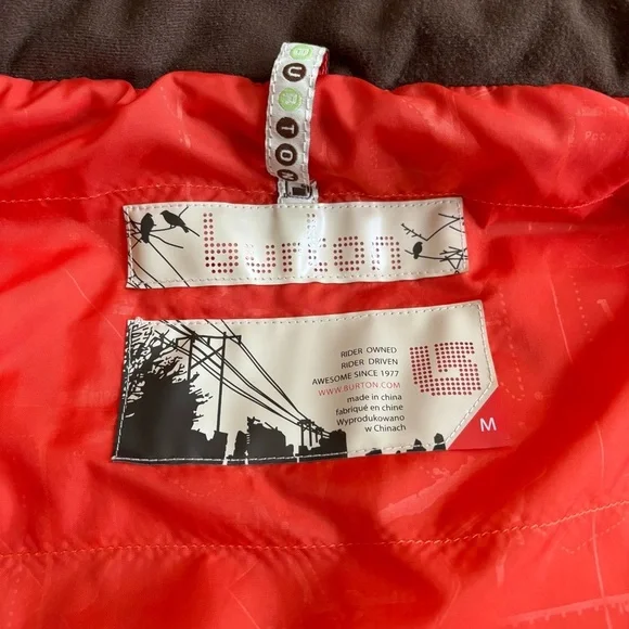 Burton women’s Rancher Puffy Vest Brown medium ski snowboard - Picture 4 of 7